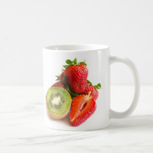 Caneca De Café Morango e kiwi
