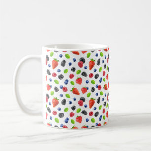 Caneca De Café Morangos