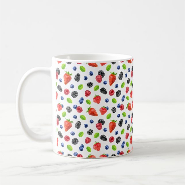 Caneca De Café Morangos (Esquerda)