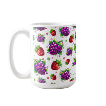 Morangos e Uvas. Berries Coloridos