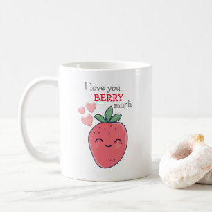 Caneca De Café Moranguito Eu Te Amo