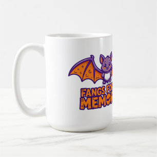Caneca De Café Morcego Presas Para as Memórias