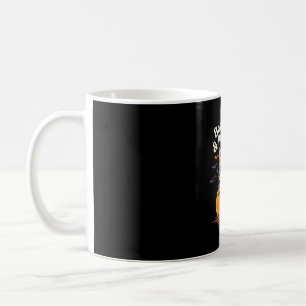 Caneca De Café Morcegos de Halloween Gatos e Abóboras Desenho de