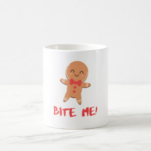 Caneca De Café Morda-Me! Gingerbird Man