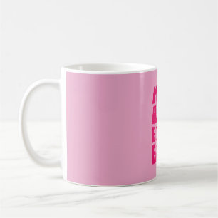 Caneca De Café More Amor Por Favor Pink Preppy Cool Design Mug