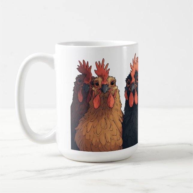 Caneca De Café "Morning Chicken" Crew  (Esquerda)