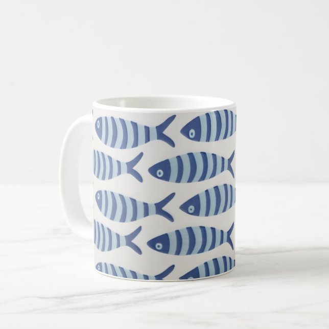 Caneca De Café Morning Fishing Coffee Mug (Frente Esquerda)