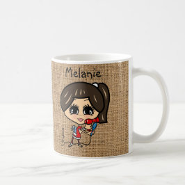 Caneca De Café Mortalha de caricatura Mug de Hair Personalizado