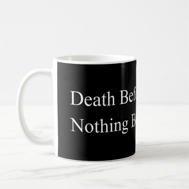 Caneca De Café Morte Antes da Desonra (Esquerda)