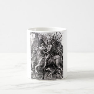 Caneca De Café Morte do cavaleiro de Durer e o diabo