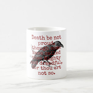 Caneca De Café Morte Não Se Orgulha - Citação Da Morte