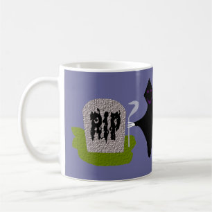 Caneca De Café Morte no Cemitério de Halloween Mug