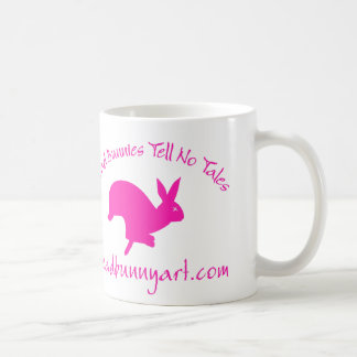 Caneca De Café morto bunnies2_pink
