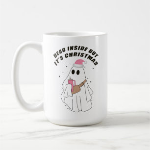 Caneca De Café Morto Fantasma Mas é Natal Boo jee Xmas