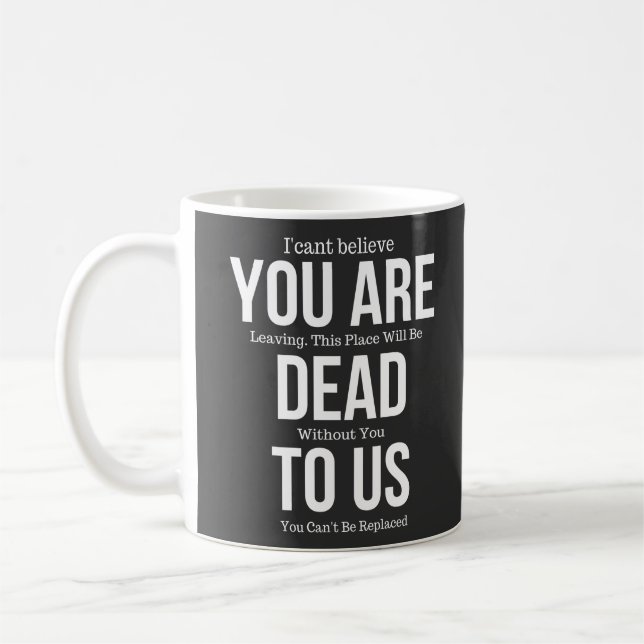 Caneca De Café morto para nós (Esquerda)
