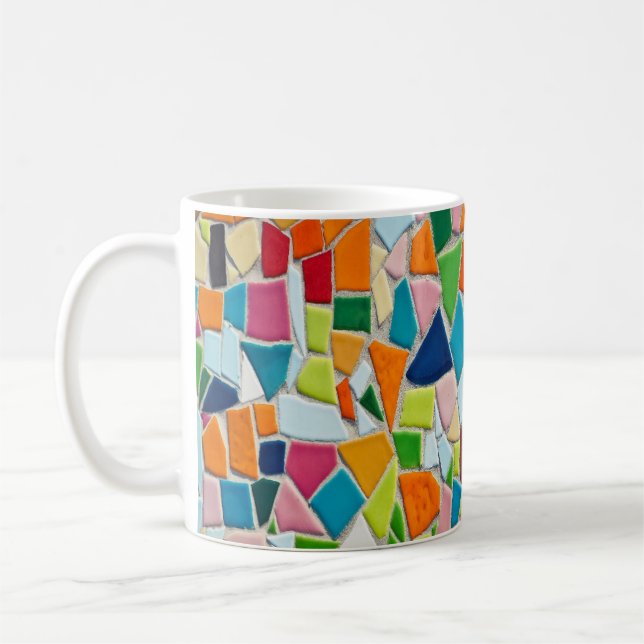Caneca De Café  Mosaico  (Esquerda)