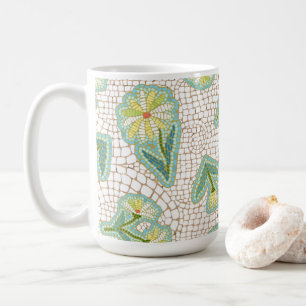 Caneca De Café Mosaico - Disies White 11 oz Classic Mug