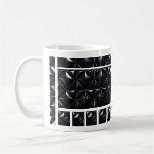 Caneca De Café Mosaico do Cão Cromado