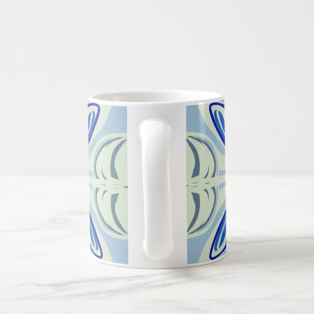 Caneca De Café Mosaico inspirado (Alça)