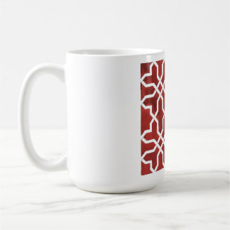 Caneca De Café Mosaïque andalouse rouge ALHAMBRA
