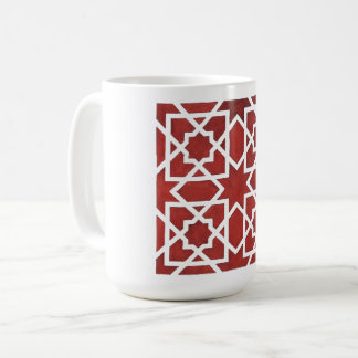 Caneca De Café Mosaïque andalouse rouge SEVILLE