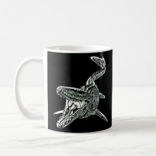Caneca De Café Mosassauro Dinossauro Predador Pré-Histórico Dino
