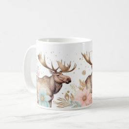 Caneca De Café Mose Majestosa com Acentos Florais