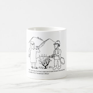 Caneca De Café Moses e oficial da prevenção de incêndios