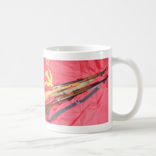 Caneca De Café mosin dos rifles do russo, sks (Direita)