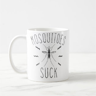 Caneca De Café Mosquitos Chupam Piada de Inseto Aventura de Verão