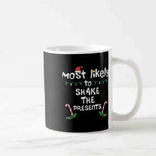 Caneca De Café Most Likely Shake Presents Natal Xmas Família M