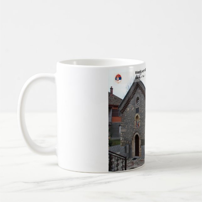 Caneca De Café MOSTEIROS SÉRVIOS - Mosteiro ortodoxo de Nimnik 3 (Esquerda)