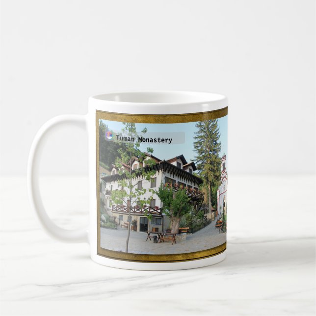 Caneca De Café MOSTEIROS SÉRVIOS - Mosteiro Tuman 1 (Esquerda)