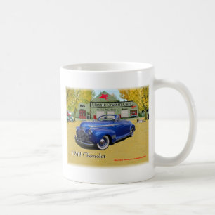 Caneca De Café Mostra 1941 clássica de Chevy dos carros de