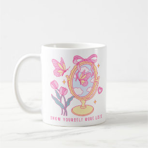 Caneca De Café Mostre a si mesmo mais amor