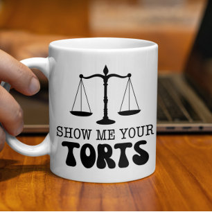 Caneca De Café Mostre-Me Suas Torturas, Advogado Engraçado, Humor