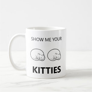 Caneca De Café Mostre Meus Gatinhos Engraçado