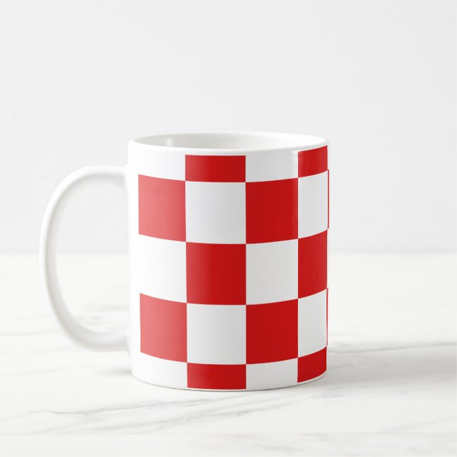 Caneca De Café Mostre suas cores - Croácia (Esquerda)