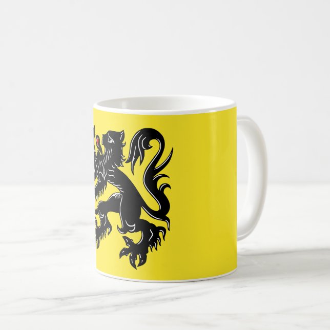 Caneca De Café Mostre suas cores - Flandres (Frente Esquerda)