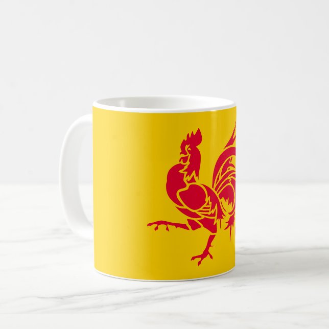 Caneca De Café Mostre suas cores - Valônia (Frente Esquerda)