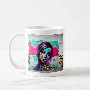 Caneca De Café Mostre suas cores verdadeiras Grafite Gerado