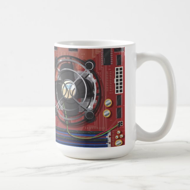 Caneca De Café Motherboard do computador (Direita)