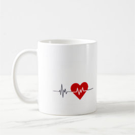 Caneca De Café Mother's Day - Heartbeat