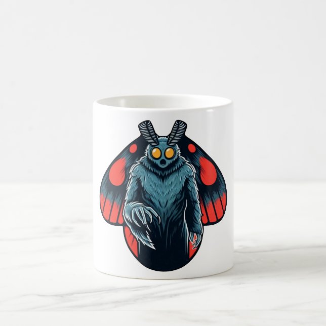 Caneca De Café Mothman - Cryptid West Virginia Cryptozoology (Centro)