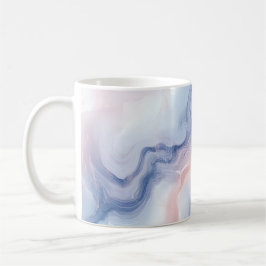 Caneca De Café 🎨 Motif Marbré Pastel Doux et Élégant 🎨