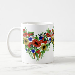 Caneca De Café Motif Tradicional, Motif Tradicional Romeno T-S
