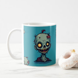 Caneca De Café Motif zombie bleu
