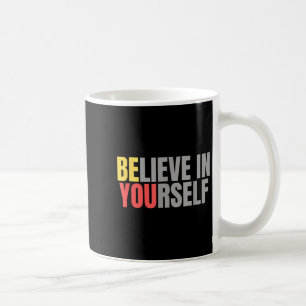 Caneca De Café Motivação Citação Positiva de Mensagens Acredita E