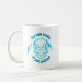 Caneca De Café Motivação Comercial | Caveira | Comerciante Calmo