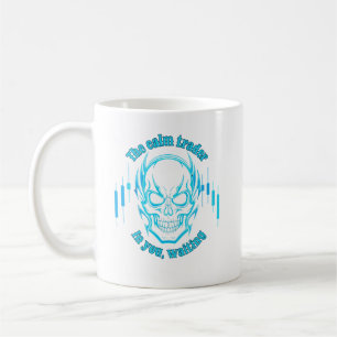 Caneca De Café Motivação Comercial Caveira Comerciante Calmo